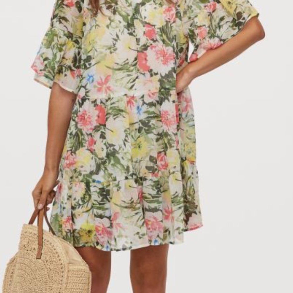 NEW H&M Floral A-Line